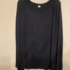 Old Navy Dark Gray Long Sleeve Tee